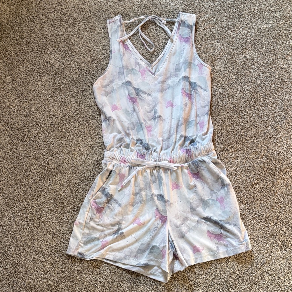 Travis Mathew Pastel Tie-Dye Romper